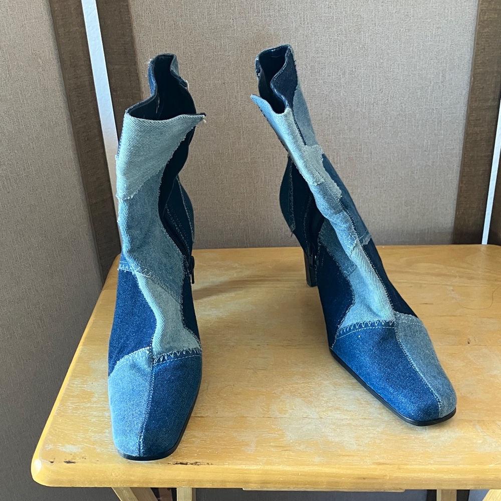 LEI patchwork boots 9